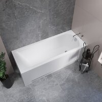 Ванна Lauter Amelia 140 21204040 (с каркасом и сифоном 21Y11022 белый) - Превью изображения №8 — Интернет-магазин Time-Shop