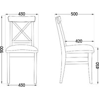 Стул Лидер Мебель Ингольф тон 15 (прозрачный лак) - Превью изображения №14 — Интернет-магазин Time-Shop