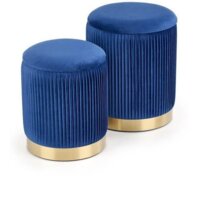 Halmar Комплект MONTY 2 шт темно-синий/золотой