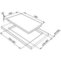 Варочная панель Smeg SR975PGH - Превью изображения №2 — Интернет-магазин Time-Shop
