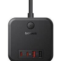 Сетевое зарядное Baseus PowerCombo Cube Power Strip 3AC+2U+2C 30W E00066400117-00 - Превью изображения №6 — Интернет-магазин Time-Shop