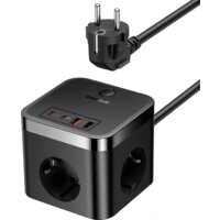 Baseus PowerCombo Cube Power Strip 3AC+2U+2C 30W E00066400117-00
