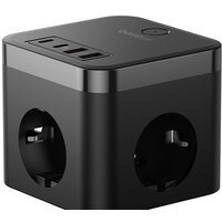 Сетевое зарядное Baseus PowerCombo Cube Power Strip 3AC+2U+2C 30W E00066400117-00 - Превью изображения №4 — Интернет-магазин Time-Shop