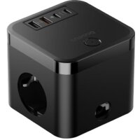 Сетевое зарядное Baseus PowerCombo Cube Power Strip 3AC+2U+2C 30W E00066400117-00 - Превью изображения №3 — Интернет-магазин Time-Shop
