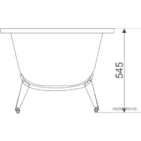 Ванна White Wave Classic L-1500 150x75 - Превью изображения №4 — Интернет-магазин Time-Shop