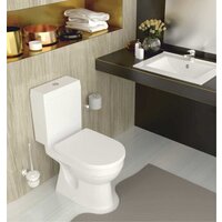 Унитаз напольный Керамин Бергамо Нова Slim МЛ 2-режим (белый) - Превью изображения №5 — Интернет-магазин Time-Shop