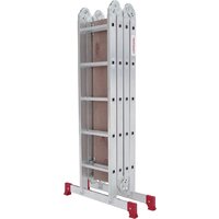 Лестница-трансформер Новая высота NV 233 трансформер с помостом 4x5 ступеней - Превью изображения №7 — Интернет-магазин Time-Shop