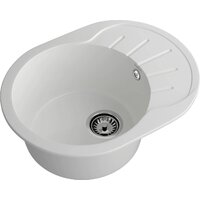 Кухонная мойка GranFest Rondo 580L (иней) - Превью изображения №3 — Интернет-магазин Time-Shop