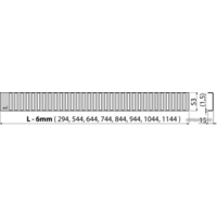 Сливная решетка Alcaplast Line-550L - Превью изображения №2 — Интернет-магазин Time-Shop