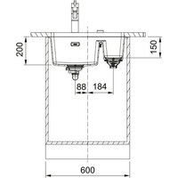 Кухонная мойка Franke Maris MRG 160-34-15 125.0687.265 (оникс) - Превью изображения №3 — Интернет-магазин Time-Shop