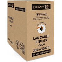 Кабель ExeGate FUTP4-C6-CU-S23-IN-LSZH-OR-305-FLUKE FTP - Превью изображения №2 — Интернет-магазин Time-Shop