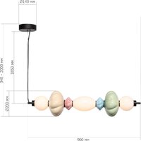 Припотолочная люстра ST Luce SL6134.443.01 - Превью изображения №6 — Интернет-магазин Time-Shop