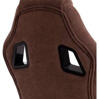 Игровое (геймерское) кресло TetChair Driver (флок/ткань, коричневый) - Превью изображения №7 — Интернет-магазин Time-Shop