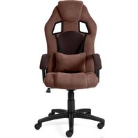 Игровое (геймерское) кресло TetChair Driver (флок/ткань, коричневый) - Превью изображения №5 — Интернет-магазин Time-Shop