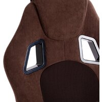 Игровое (геймерское) кресло TetChair Driver (флок/ткань, коричневый) - Превью изображения №6 — Интернет-магазин Time-Shop