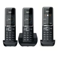 Радиотелефон Gigaset Comfort 550 Trio (черный) - Превью изображения №2 — Интернет-магазин Time-Shop