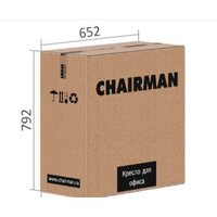 Офисное кресло CHAIRMAN 600 (экопремиум, черный) - Превью изображения №6 — Интернет-магазин Time-Shop