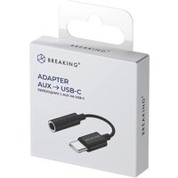 Адаптер Breaking 24560 USB Type-C - 3.5 Jack (черный) - Превью изображения №2 — Интернет-магазин Time-Shop