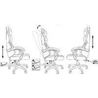 Игровое (геймерское) кресло Бюрократ Zombie Rudger (черный) - Превью изображения №20 — Интернет-магазин Time-Shop