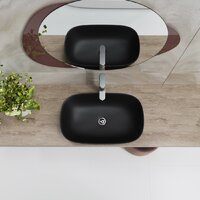 Умывальник Lauter 21393-60-A + клапан 21190W + сифон 21635W (белый матовый) - Превью изображения №13 — Интернет-магазин Time-Shop