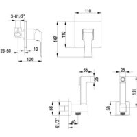 Гигиенический душ Lemark Unit LM4519C - Превью изображения №2 — Интернет-магазин Time-Shop