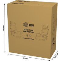 Офисное кресло CACTUS CS-MC414-BK (черный) - Превью изображения №6 — Интернет-магазин Time-Shop