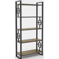 Hype Mebel Квадро 50x200 (черный/дуб галифакс олово)
