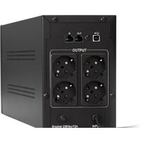 Источник бесперебойного питания ExeGate UNB-1500.LED.AVR.EURO.RJ.USB EP212521RUS - Превью изображения №2 — Интернет-магазин Time-Shop