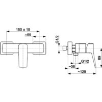 Смеситель Armatura Kfa Malaga 4526-010-00 - Превью изображения №2 — Интернет-магазин Time-Shop