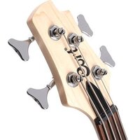 Бас-гитара Cort Action PJ Open Pore Walnut - Превью изображения №4 — Интернет-магазин Time-Shop