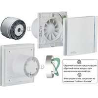 Осевой вентилятор Soler&Palau Silent-300 CZ Silver Design 5210417100-437100 - Превью изображения №5 — Интернет-магазин Time-Shop