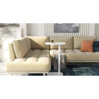 Приставной столик Калифорния мебель Дей (белый) - Превью изображения №2 — Интернет-магазин Time-Shop