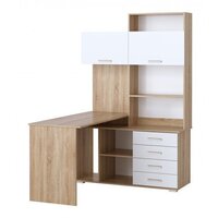 Памир ПКС-11 левый (дуб сонома/белый глянец)