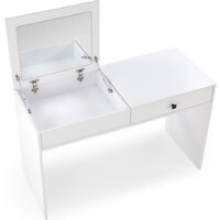 Туалетный столик с зеркалом Halmar Megan (белый) - Превью изображения №4 — Интернет-магазин Time-Shop