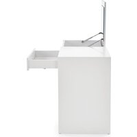 Туалетный столик с зеркалом Halmar Megan (белый) - Превью изображения №5 — Интернет-магазин Time-Shop