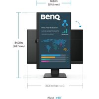 Монитор BenQ Business BL2486TC - Превью изображения №7 — Интернет-магазин Time-Shop