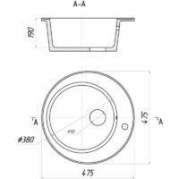 Кухонная мойка Wisent WA05-16 (с сифоном GER013) - Превью изображения №10 — Интернет-магазин Time-Shop