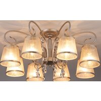 Припотолочная люстра Евросвет Liona 60065/8 (серебристый) - Превью изображения №2 — Интернет-магазин Time-Shop