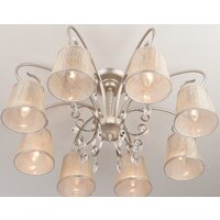 Припотолочная люстра Евросвет Liona 60065/8 (серебристый) - Превью изображения №3 — Интернет-магазин Time-Shop