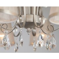 Припотолочная люстра Евросвет Liona 60065/8 (серебристый) - Превью изображения №7 — Интернет-магазин Time-Shop