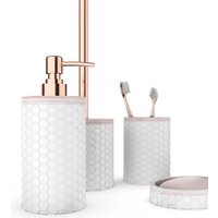 Аксессуары для ванной и туалета FORA Soft (4 предмета) - Превью изображения №2 — Интернет-магазин Time-Shop