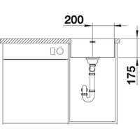 Кухонная мойка Blanco Supra 400-IF - Превью изображения №4 — Интернет-магазин Time-Shop