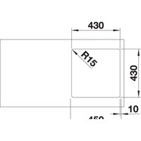 Кухонная мойка Blanco Supra 400-IF - Превью изображения №3 — Интернет-магазин Time-Shop