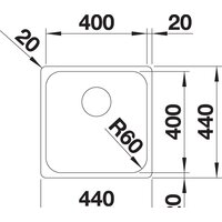 Кухонная мойка Blanco Supra 400-IF - Превью изображения №2 — Интернет-магазин Time-Shop