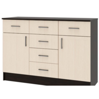 Комод Памир София 1200 2Д (венге-дуб белфорт) - Превью изображения №3 — Интернет-магазин Time-Shop