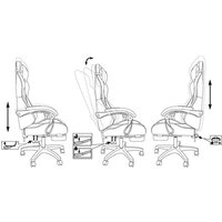 Игровое (геймерское) кресло Zombie Shadow (черный Neo Black) - Превью изображения №16 — Интернет-магазин Time-Shop