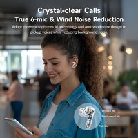 Наушники QCY MeloBuds N50 (белый) - Превью изображения №6 — Интернет-магазин Time-Shop