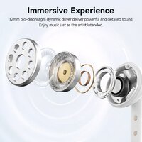 Наушники QCY MeloBuds N50 (белый) - Превью изображения №7 — Интернет-магазин Time-Shop