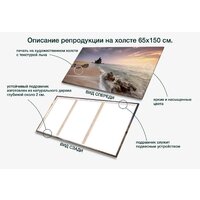 Картина Stamprint В ожидание волны SN001 (65x150) - Превью изображения №5 — Интернет-магазин Time-Shop