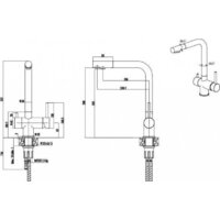 Смеситель Paulmark Skalen Sk213020-GM (вороненая сталь) - Превью изображения №4 — Интернет-магазин Time-Shop